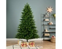 Albero di Natale artificiale 210x132 cm verde