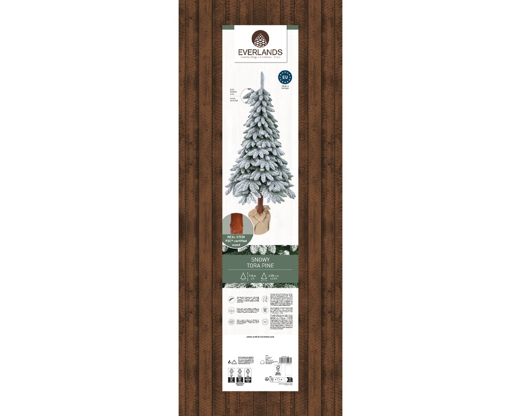 Albero innevato h. 180 cm x dia 85 cm