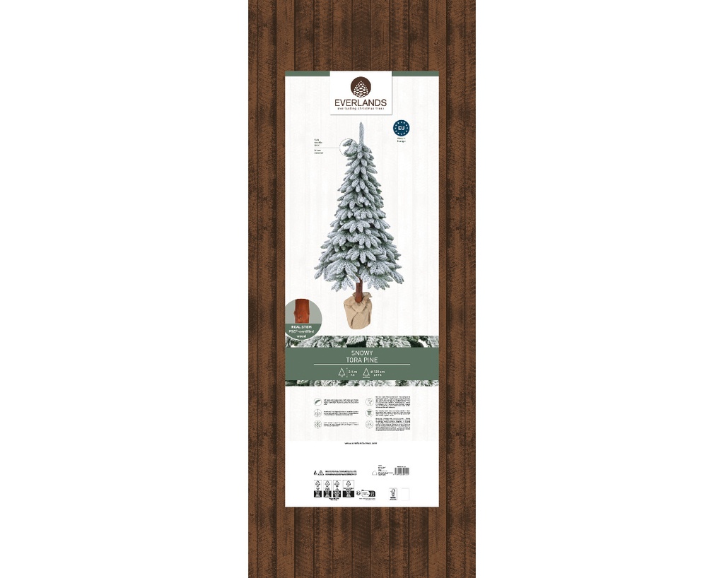 Albero innevato h. 240 cm x dia 120 cm