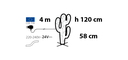 Cactus neon verde 4m x 1,20m 480 LED