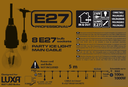 Portalampada E27 500xH30cm, uso esterno