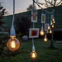 Lampada E27 G95 4W 230V 2200°K Golden