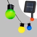 Catena solare 15 lampadine G50 2x6m