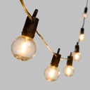Catena solare 2,5x5m con 12 lampadine G40