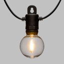 Catena solare 2,5x5m con 12 lampadine G40