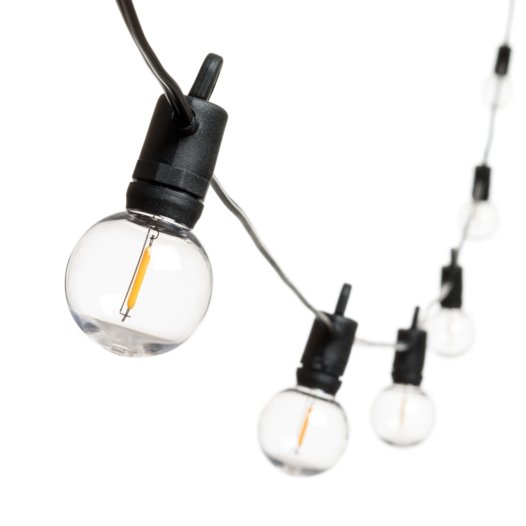 Catena solare 2,5x5m con 12 lampadine G40