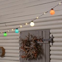 Catena luminosa 4x10m con 25 lampadine