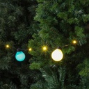 Catena luminosa 4x10m con 25 lampadine