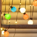 Catena luminosa 4x10m con 25 lampadine