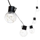 Catena solare 15 lampadine G50 2x6m