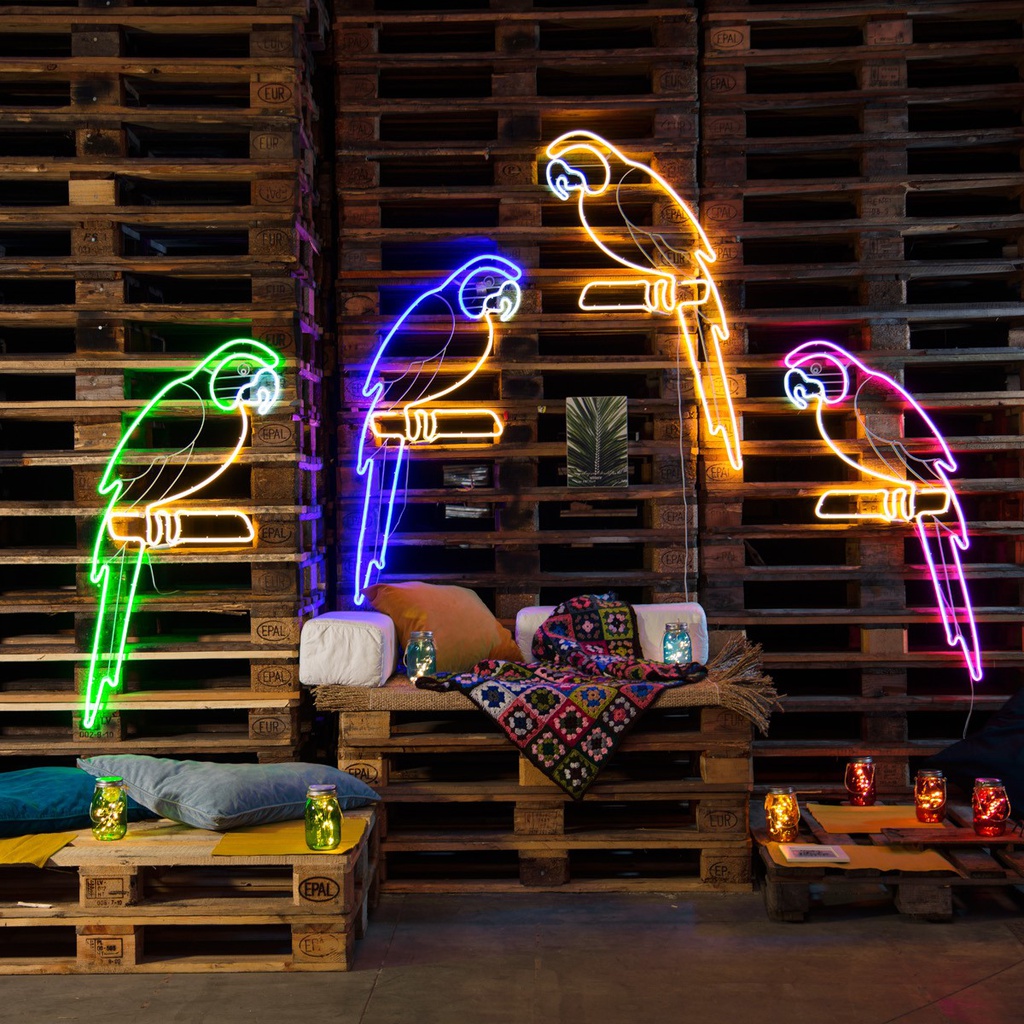 Neon bifacciale LED 50x120cm Mix4
