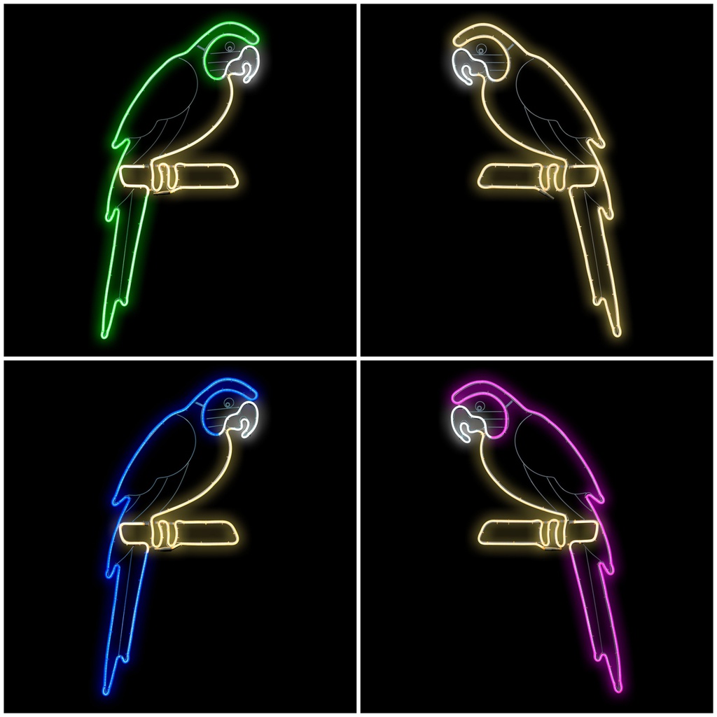 Neon bifacciale LED 50x120cm Mix4