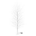 Albero rami bianco 110x200 cm con led