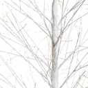 Albero rami bianco 110x200 cm con led