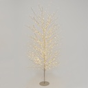 Albero rami champagne 110x200 cm con led