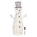 Pupazzo di neve 3D H100cm con MicroLED