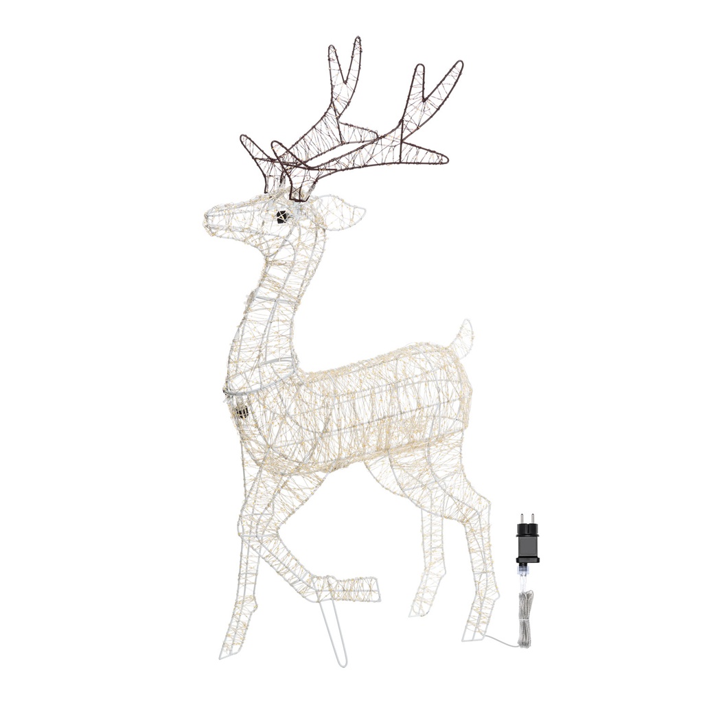 Renna 3D H105cm con zampa alzata