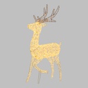 Renna 3D H130cm con zampa alzata