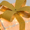 Set 3 pacchi regalo 3D H25x20x15cm 120 LED