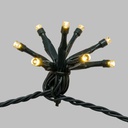 Catena LED bianco caldo 4x16m con timer