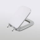 Sedile copri wc ceramica conca bianco