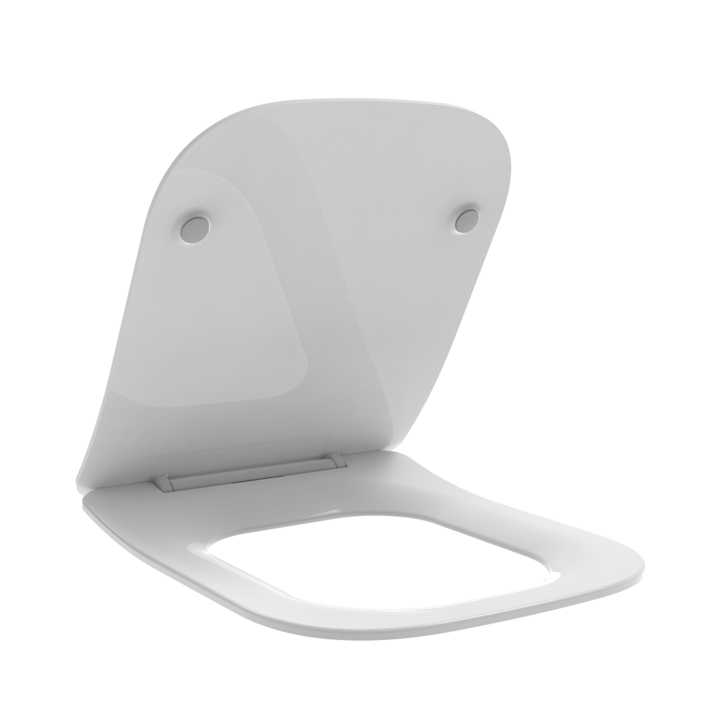 Copriwater quadrato slim bianco termoidurente