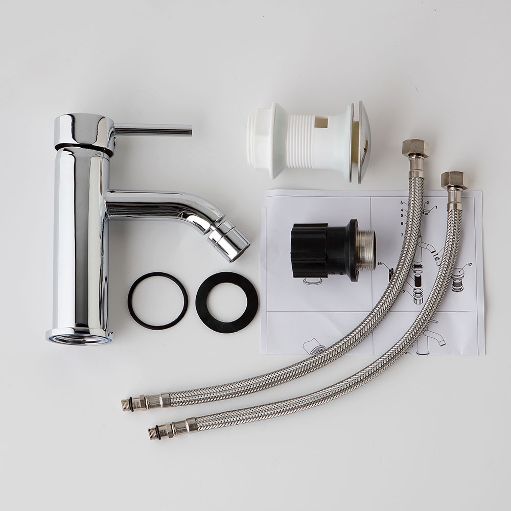 Rubinetto miscelatore per bidet cromato
