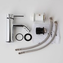 Rubinetto miscelatore per bidet cromato
