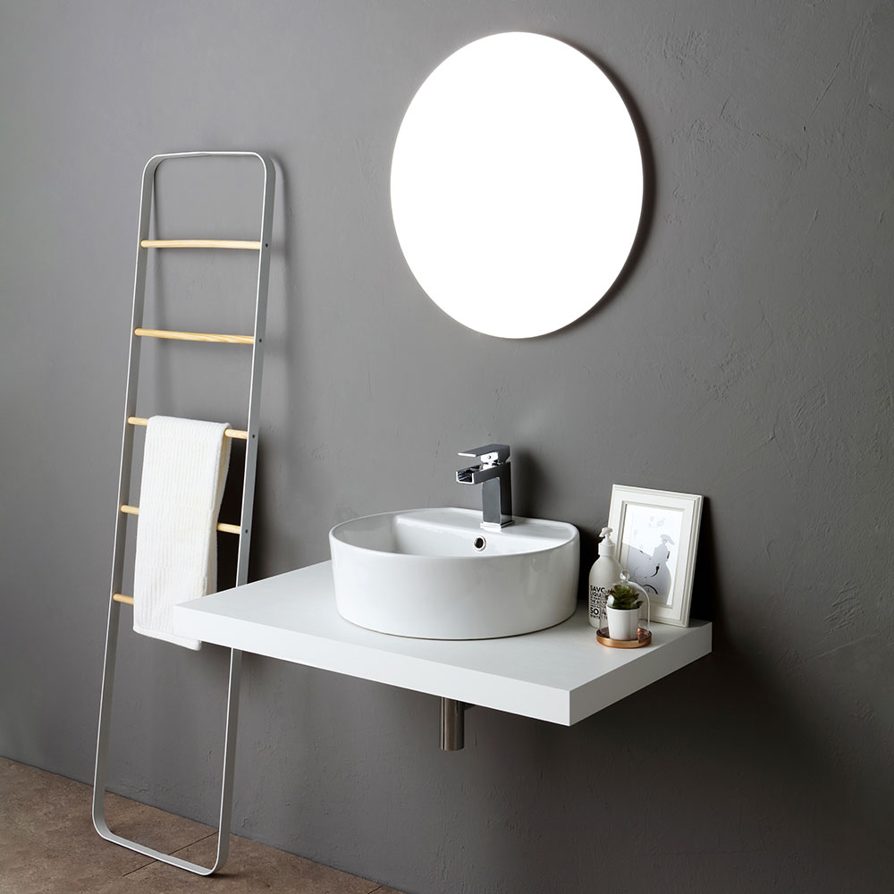 Specchio tondo design 70 cm lucido