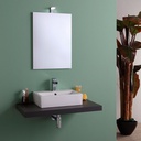 Specchio rettangolare 50x70 con lampada led