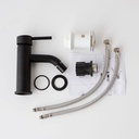 Rubinetto miscelatore bidet nero opaco
