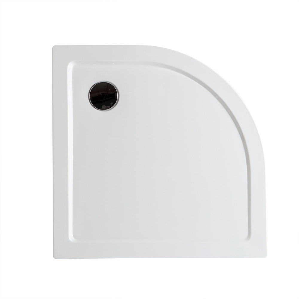 Piatto doccia semicircolare 80 cm acrilico