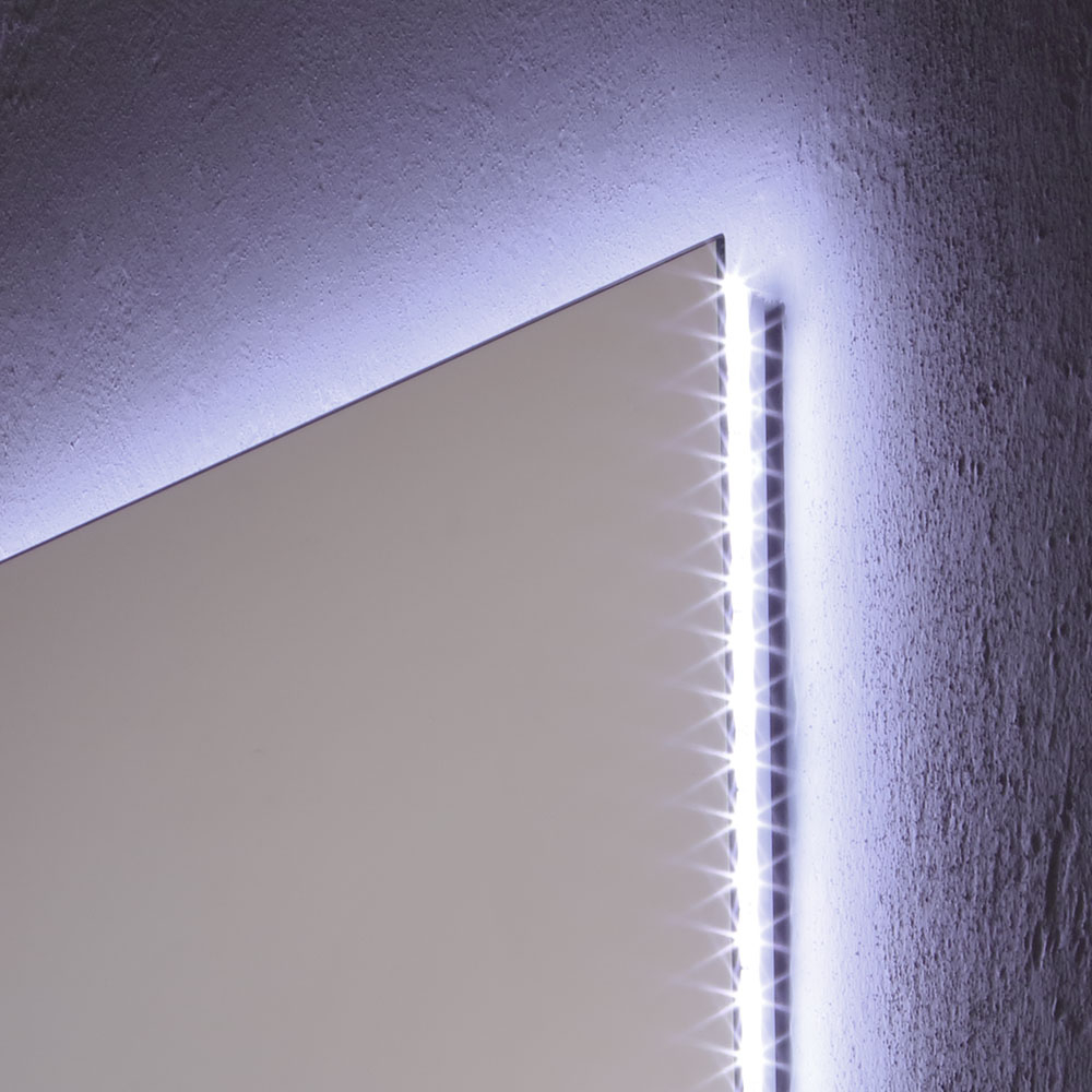 Specchio bagno 80x70 cm retroilluminato led