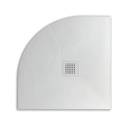 Piatto doccia semicircolare 80x80 in resina