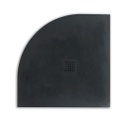 Piatto doccia semicircolare 80x80 antracite