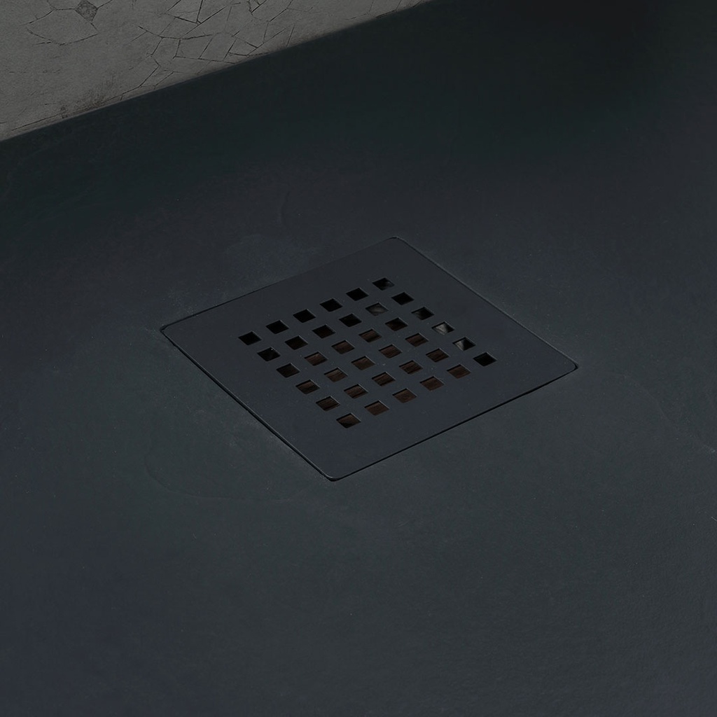 Piatto doccia 80x80 in resina antracite