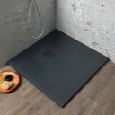 Piatto doccia 80x80 in resina antracite