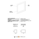 Specchio retroilluminato a led 60x80 cm