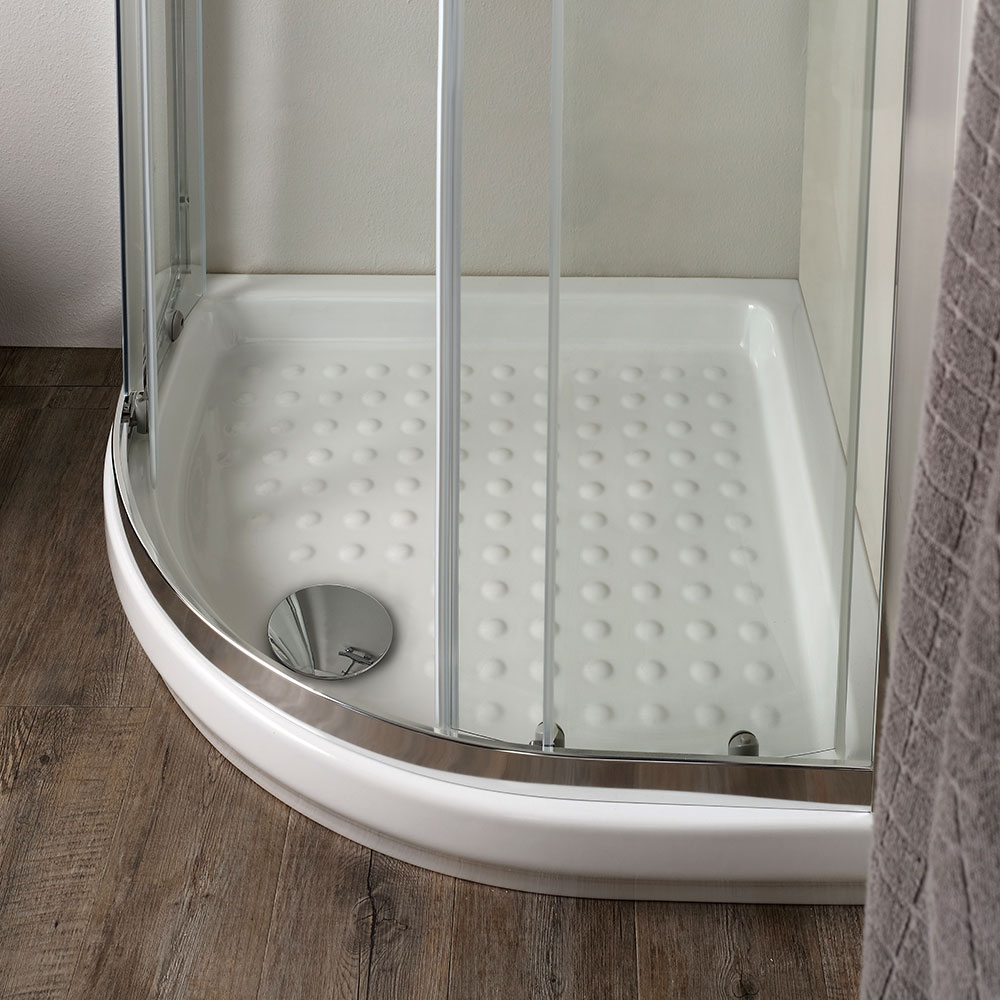 Box doccia semicircolare 80x80 cm trasparente