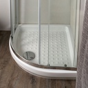 Box doccia semicircolare 80x80 cm trasparente
