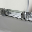 Box doccia semicircolare 80x80 cm trasparente