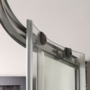 Box doccia semicircolare 80x80 cm trasparente