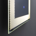 Specchio rettangolare 50x70 decorato LED