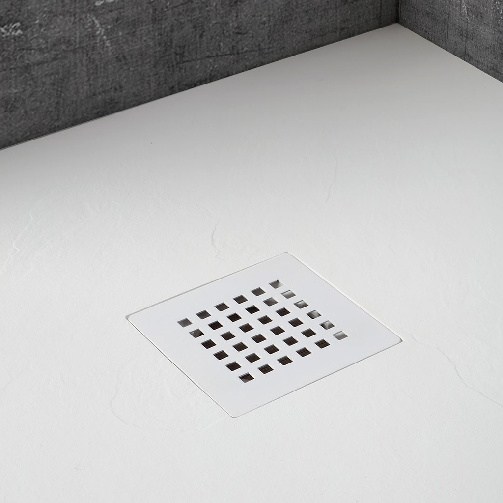 Piatto doccia slim 120x80 in resina bianco