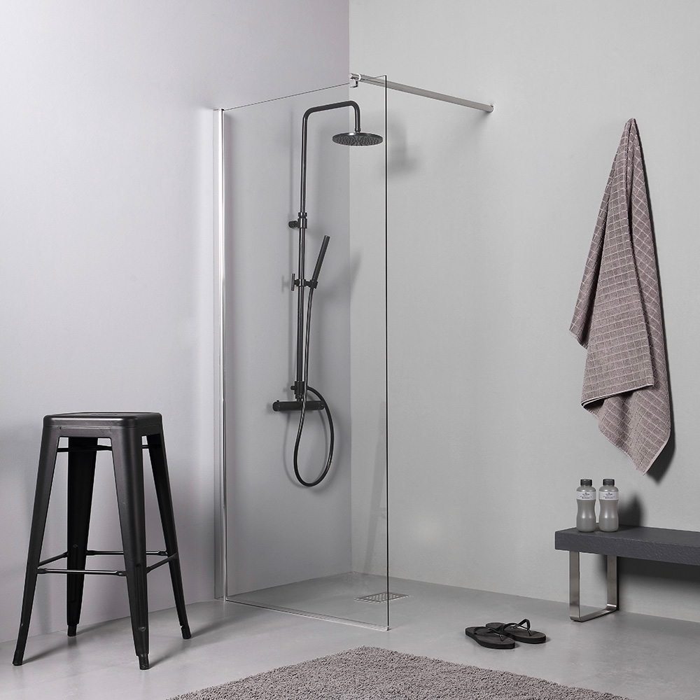 Parete fissa box doccia 100 cm cristallo