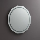 Specchio rotondo sfaccettato 75cm