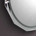 Specchio rotondo sfaccettato 75cm