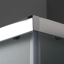 Cabina doccia 70x70 cm in cristallo opaco