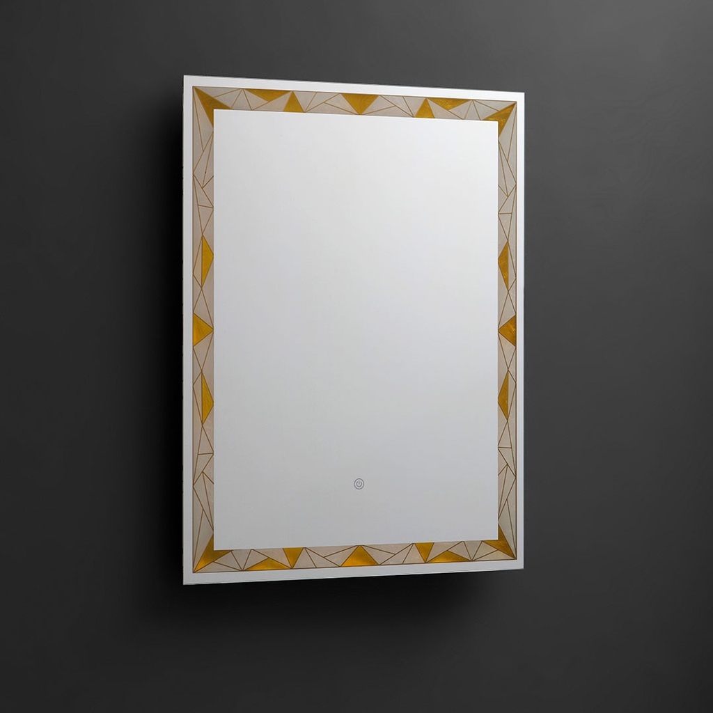 Specchio rettangolare 60x80 illuminato a led