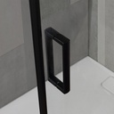 Box doccia 70x70 telaio nero opaco